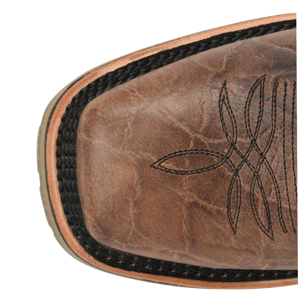 Grissom Embroidered 12 Inch Slip Resistant Soft Toe Work Boots - Image 4
