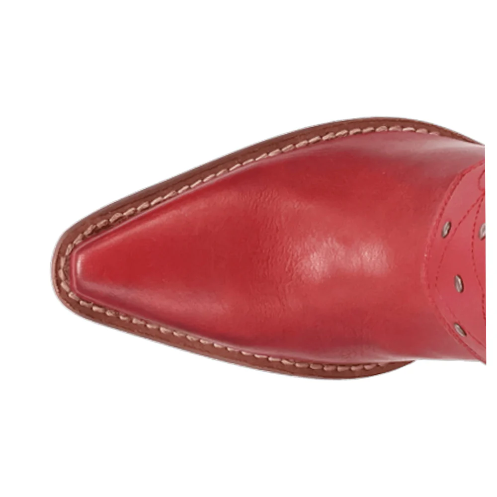 Grit N' Grace Slouchy Studded Snip Toe Pull On Boots - Image 4