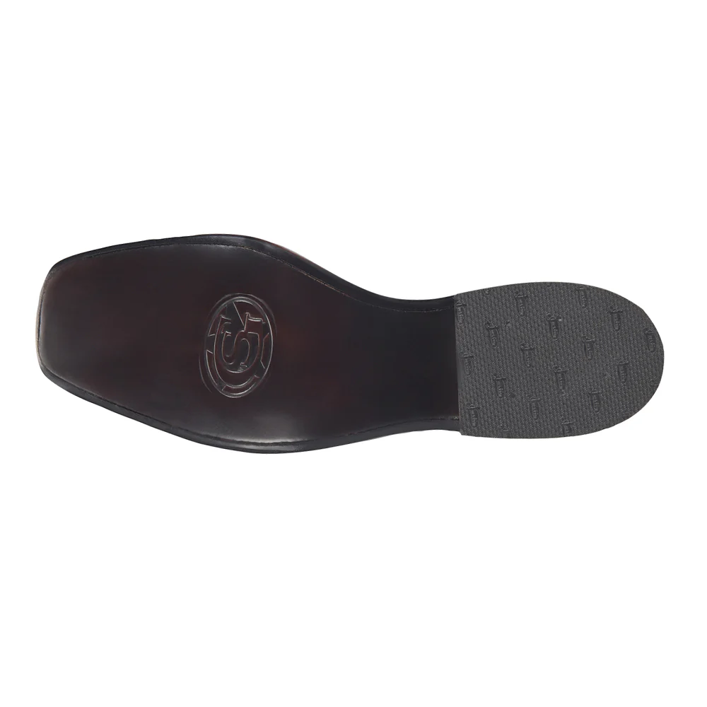 Panama Caiman Square Toe Pull On Cowboy Boots - Image 5