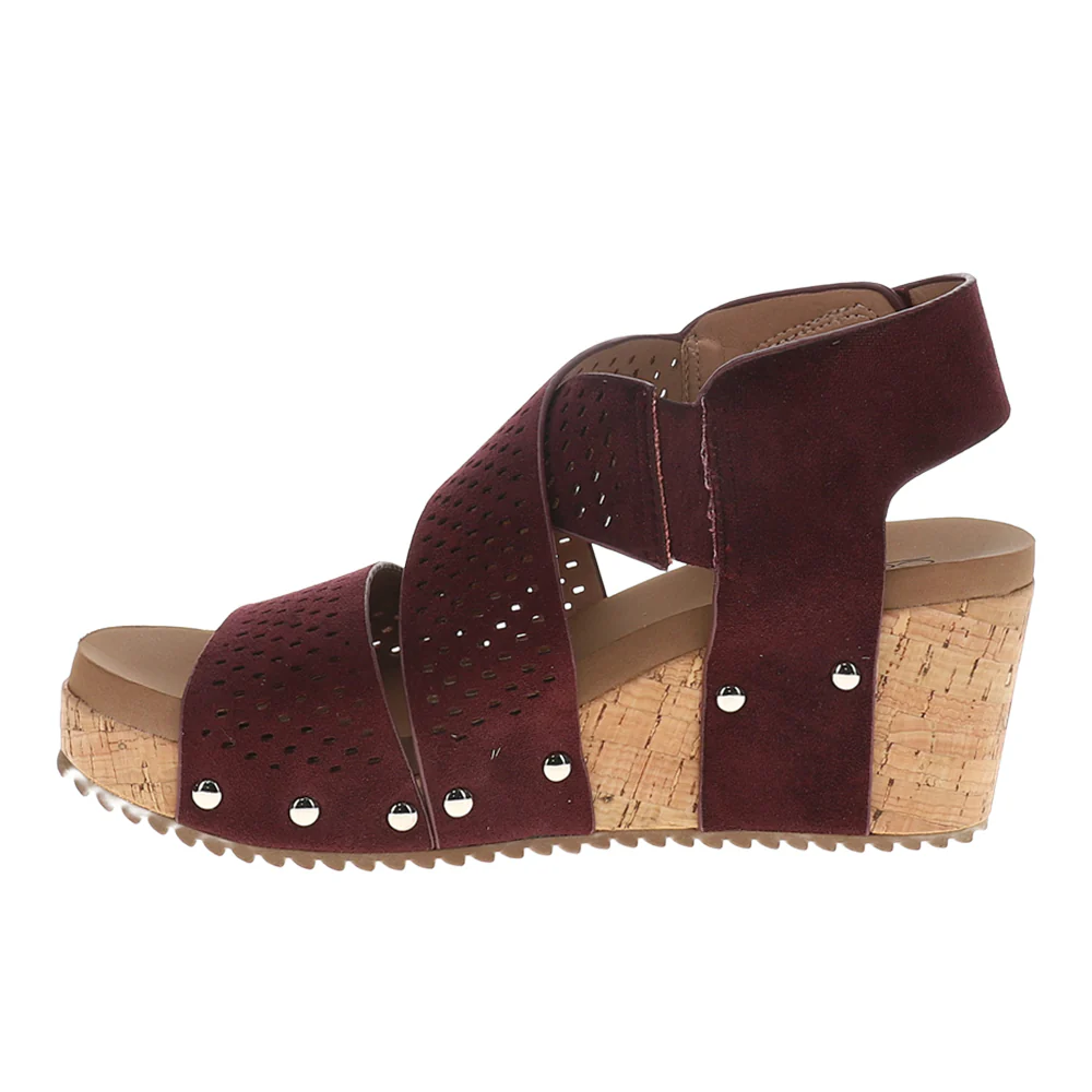 Guilty Pleasure Studded Wedge Slingback Sandals - Image 3