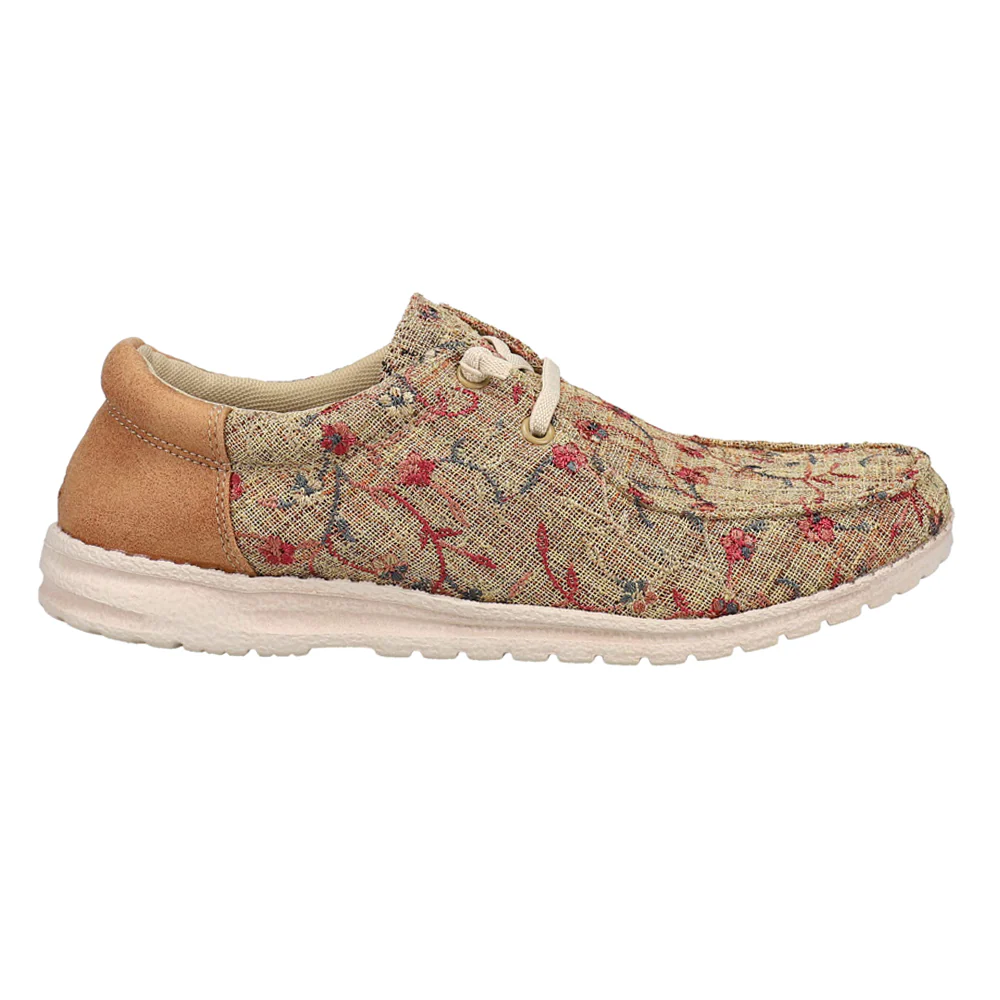 Hang Loose Floral Slip On Flats