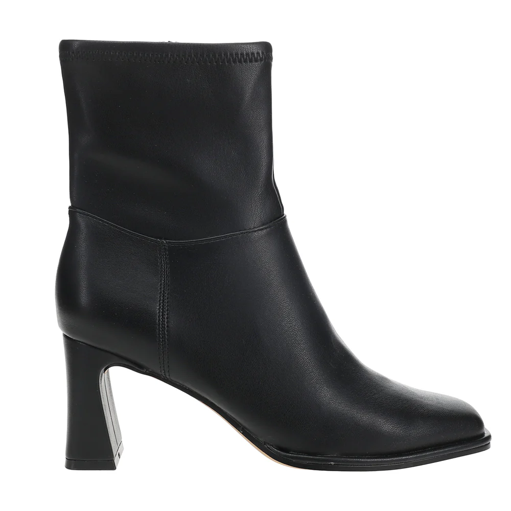 Harp Square Toe Zippered Boots