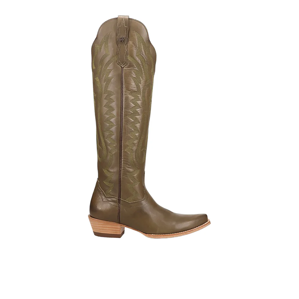 Heartland Leather Snip Toe Zippered Cowboy Boots