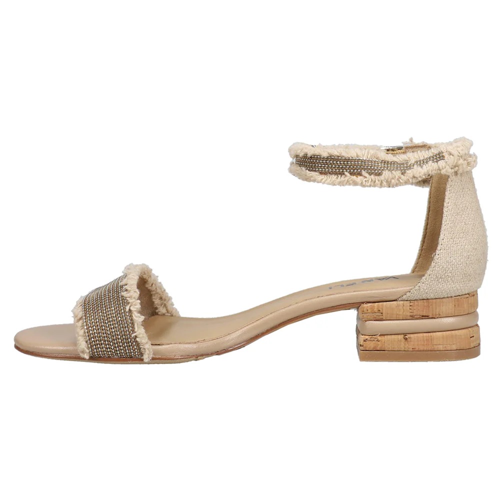 Helee Rhinestone Ankle Strap Sandals - Image 3