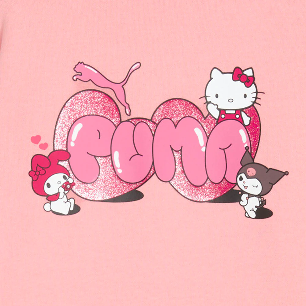 PUMA X HELLO KITTY Button Down Bomber Jacket (Youth) - Image 4