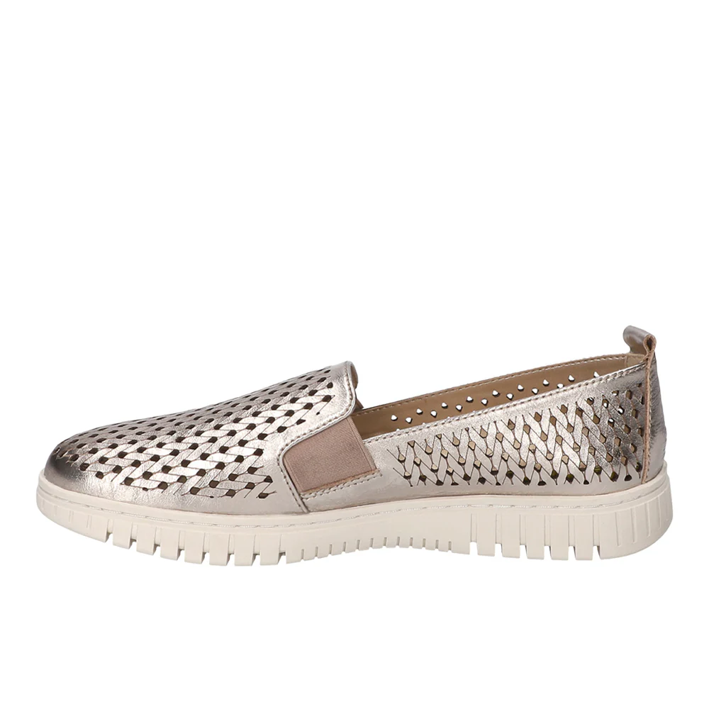 Helm Comfort Metallic Cut-Outs Slip On Sneakers - Image 3
