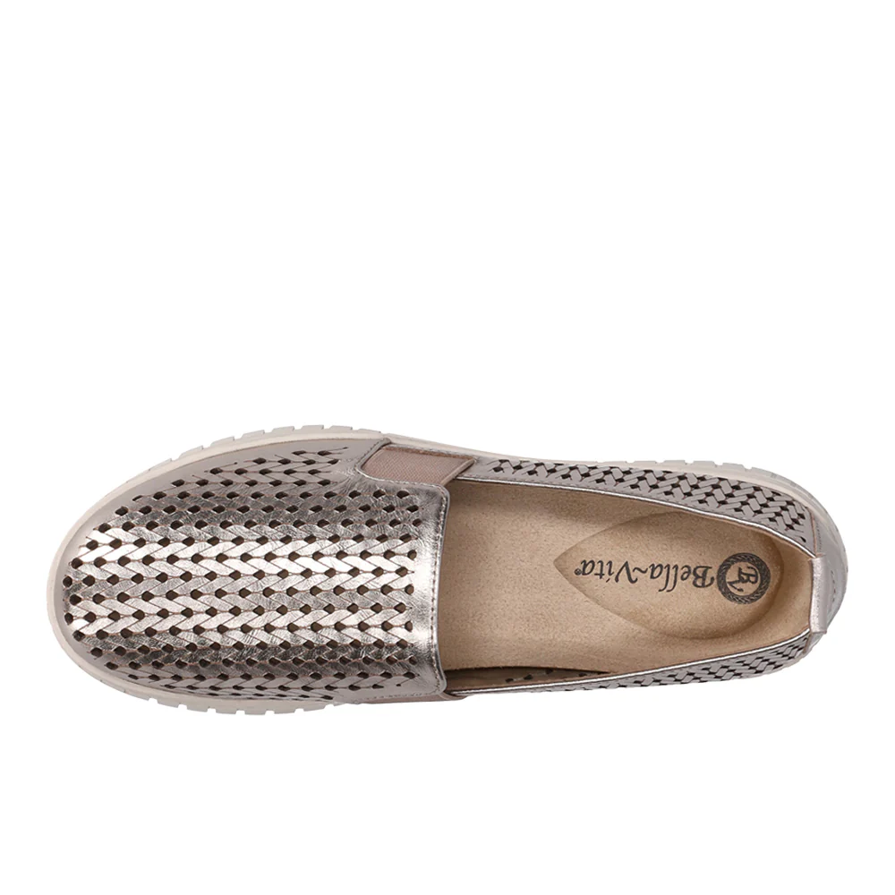 Helm Comfort Metallic Cut-Outs Slip On Sneakers - Image 4