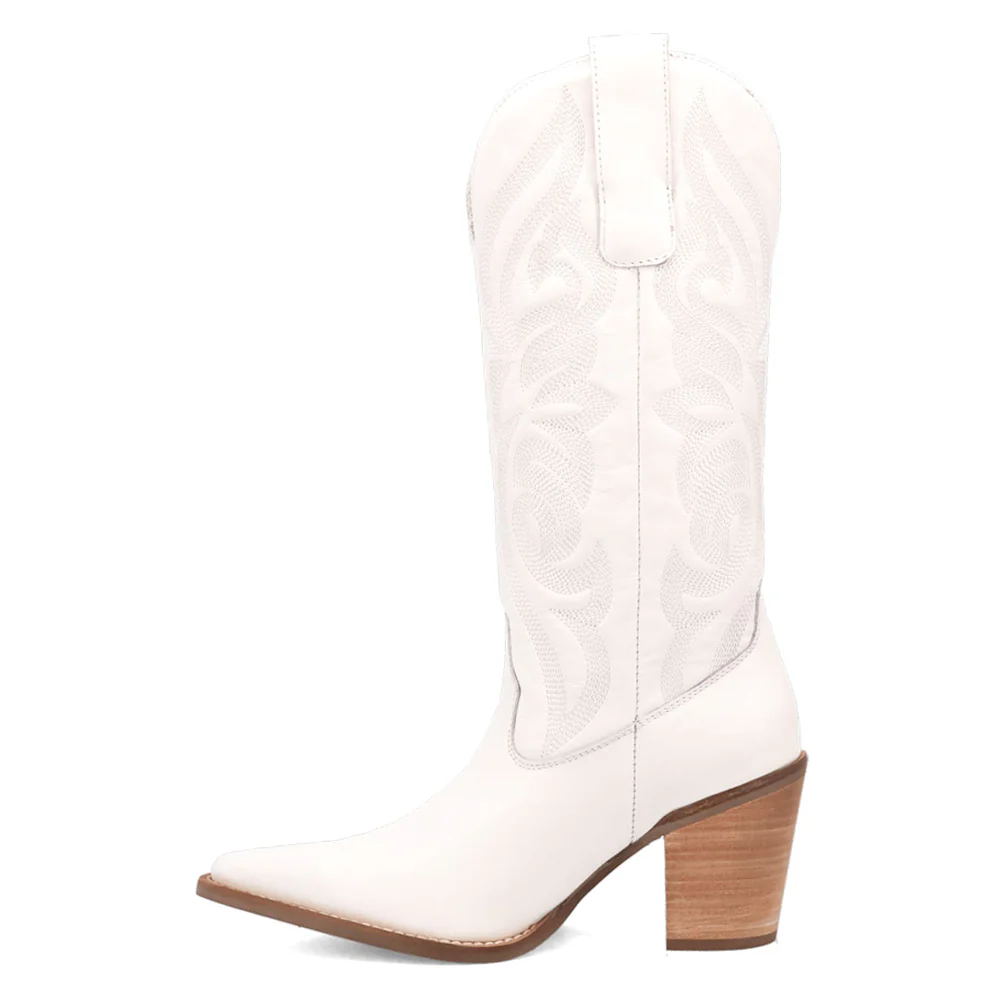 Hensley Embroidered Snip Toe Pull On Boots - Image 3
