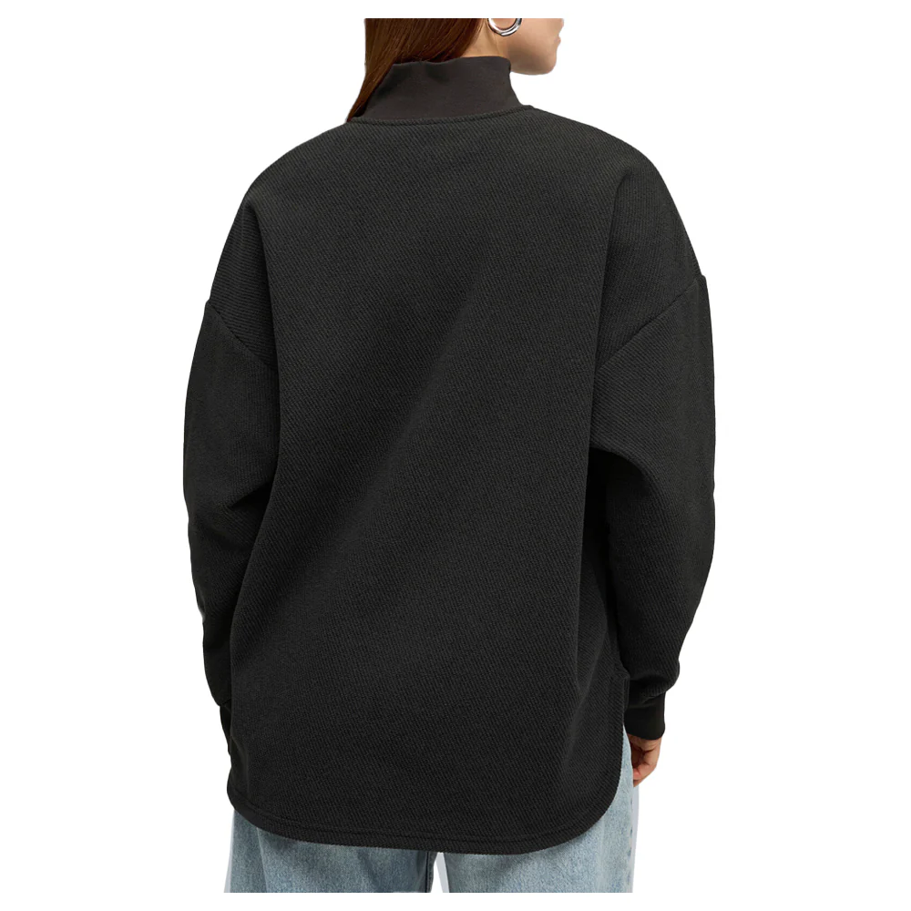 HER Oversized Half Zip Winterized Crew Pullover - Image 4