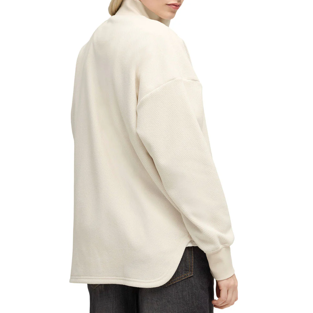 HER Oversized Half Zip Winterized Crew Pullover - Image 4