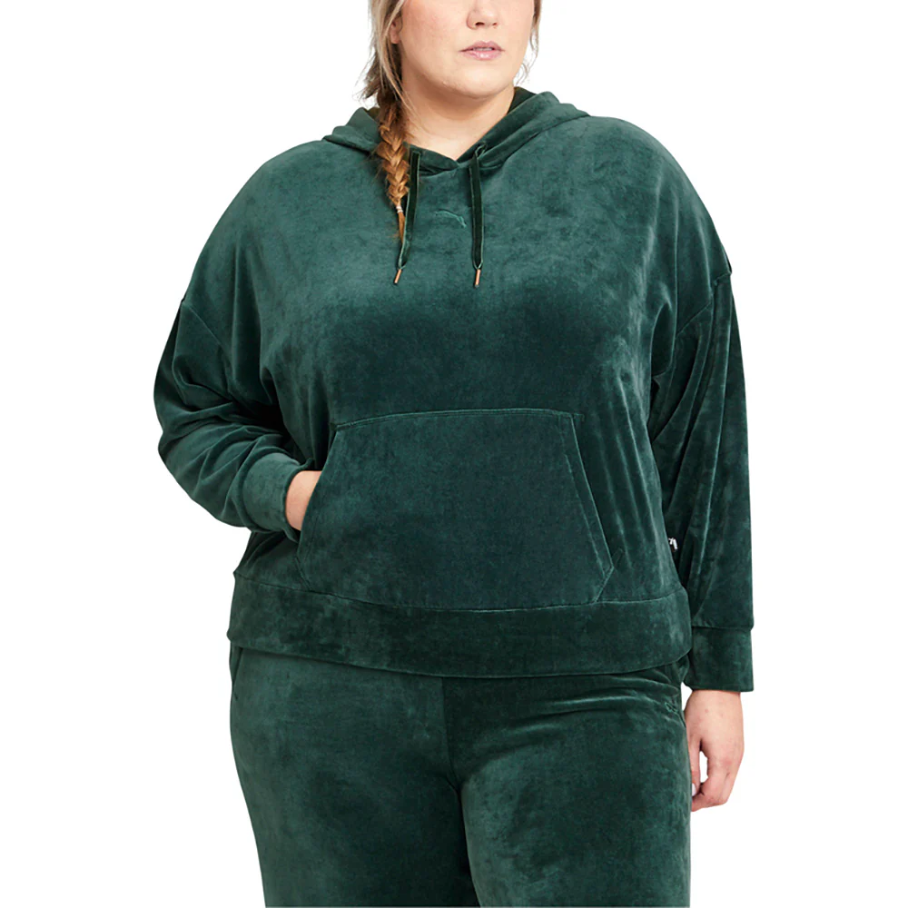 HER Velour Pullover Hoodie (Plus)