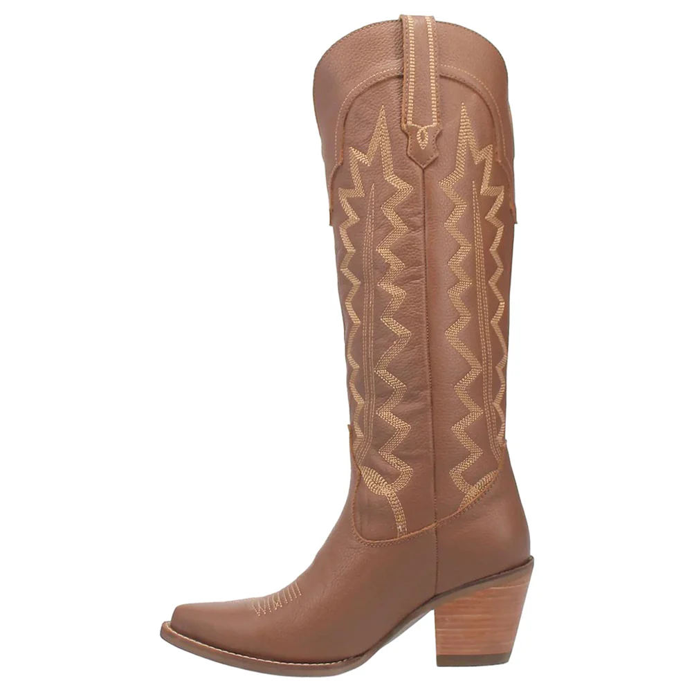 High Cotton Embroidered Snip Toe Pull On Boots - Image 3