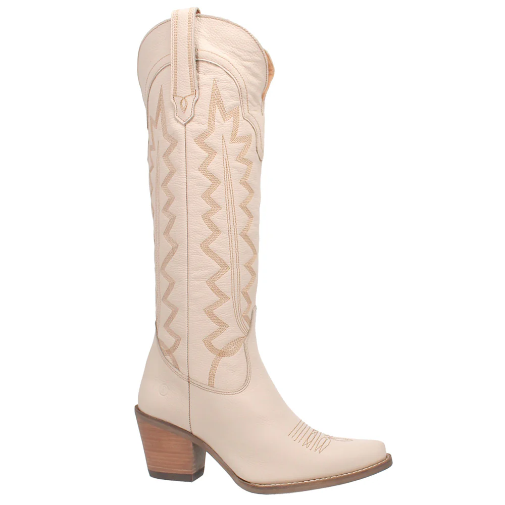 High Cotton Embroidered Snip Toe Pull On Boots
