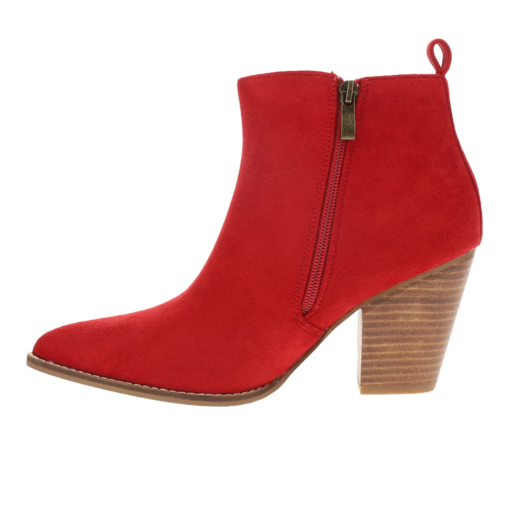 High Standards Pointed Toe Zippered Boots - Image 3