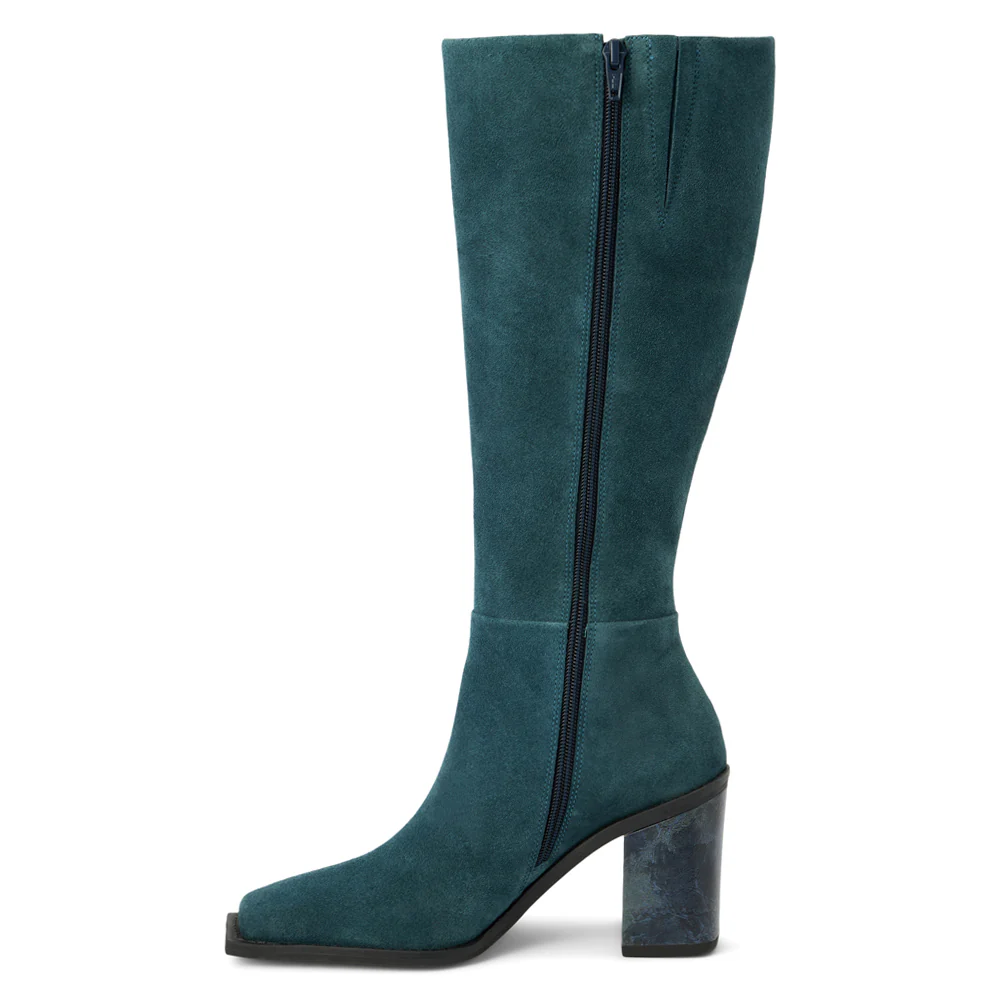 Highness Square Toe Zippered Boots - Image 3