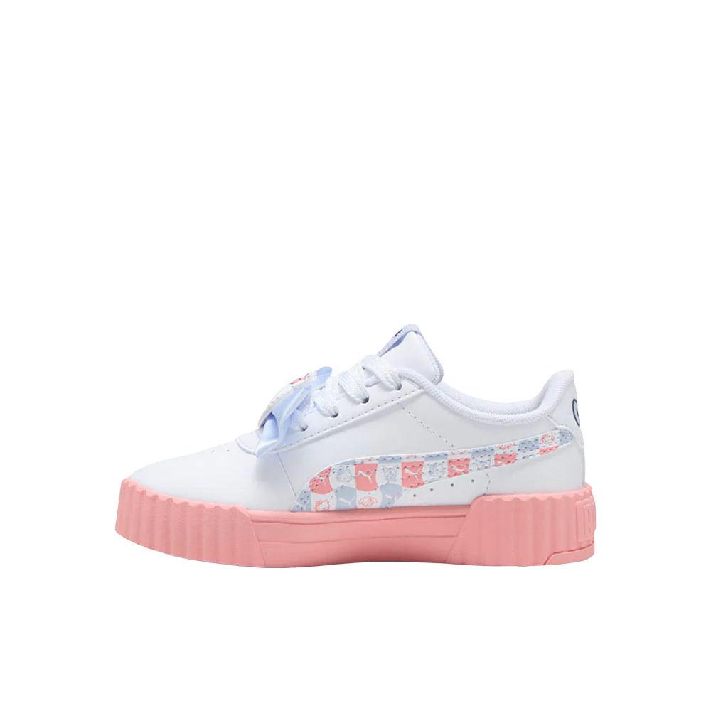 PUMA X HELLO KITTY AND FRIENDS Carina 3.0 Platform Lace Up Sneakers (Little Kid) - Image 3