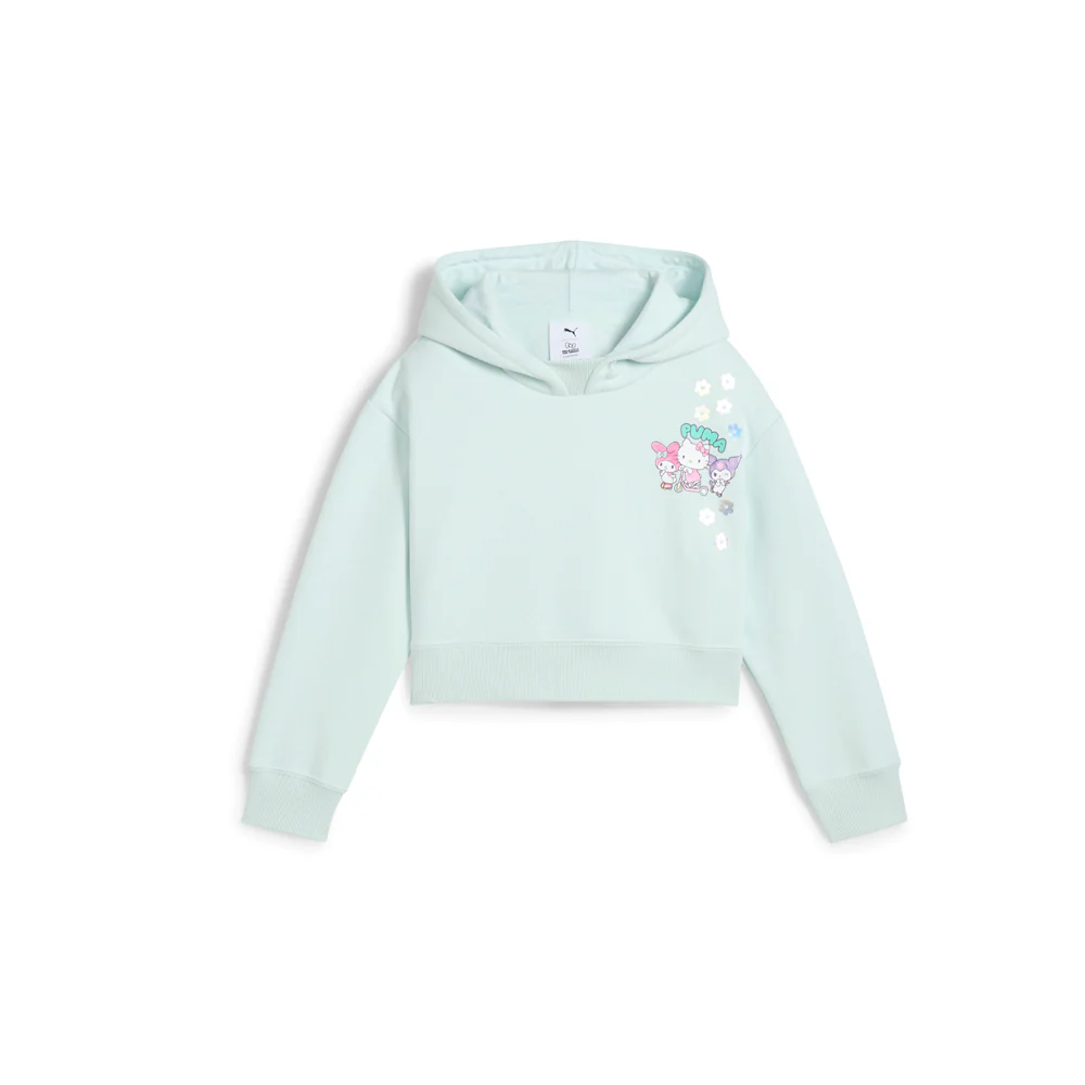 PUMA X HELLO KITTY RelaXed Graphic Pullover Hoodie (Youth) - Image 2