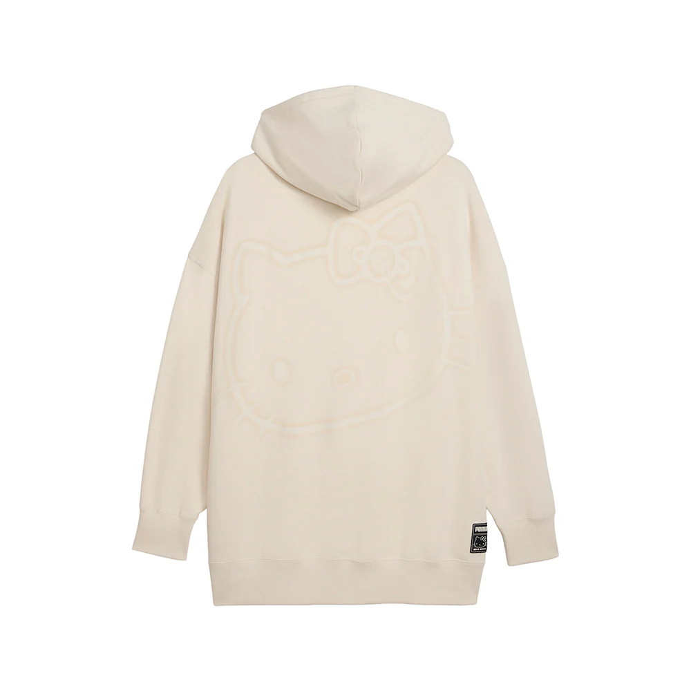 PUMA X HELLO KITTY Graphic Oversized Pullover Hoodie - Image 2