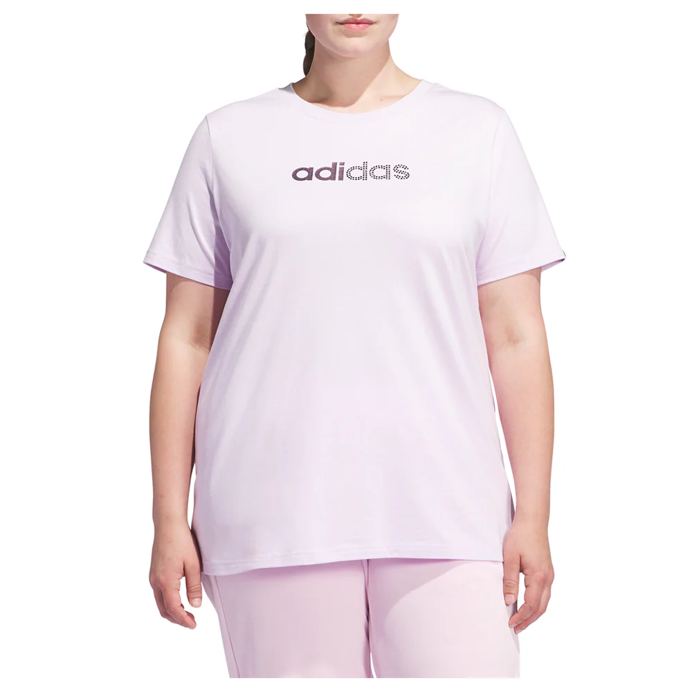 Holiday Logo Crew Neck Short Sleeve T-Shirt (Plus)