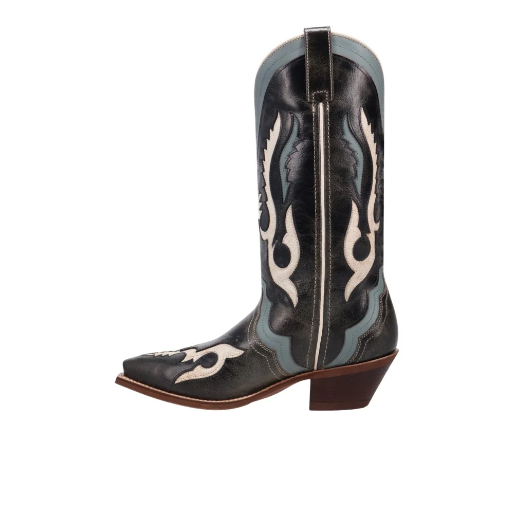 Honky-Tonk Halo Snip Toe Pull On Cowboy Boots - Image 3