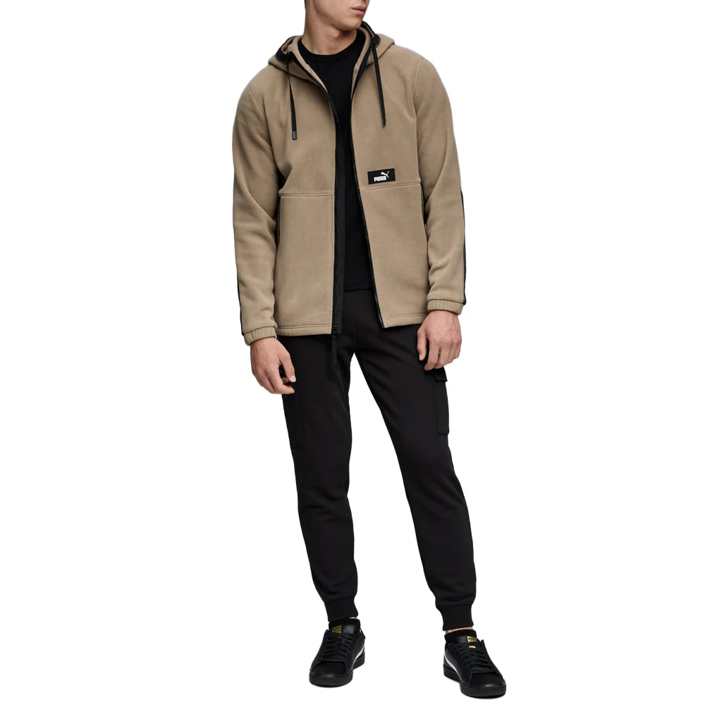 Hooded Polar Fleece Full Zip Jacket - Image 5