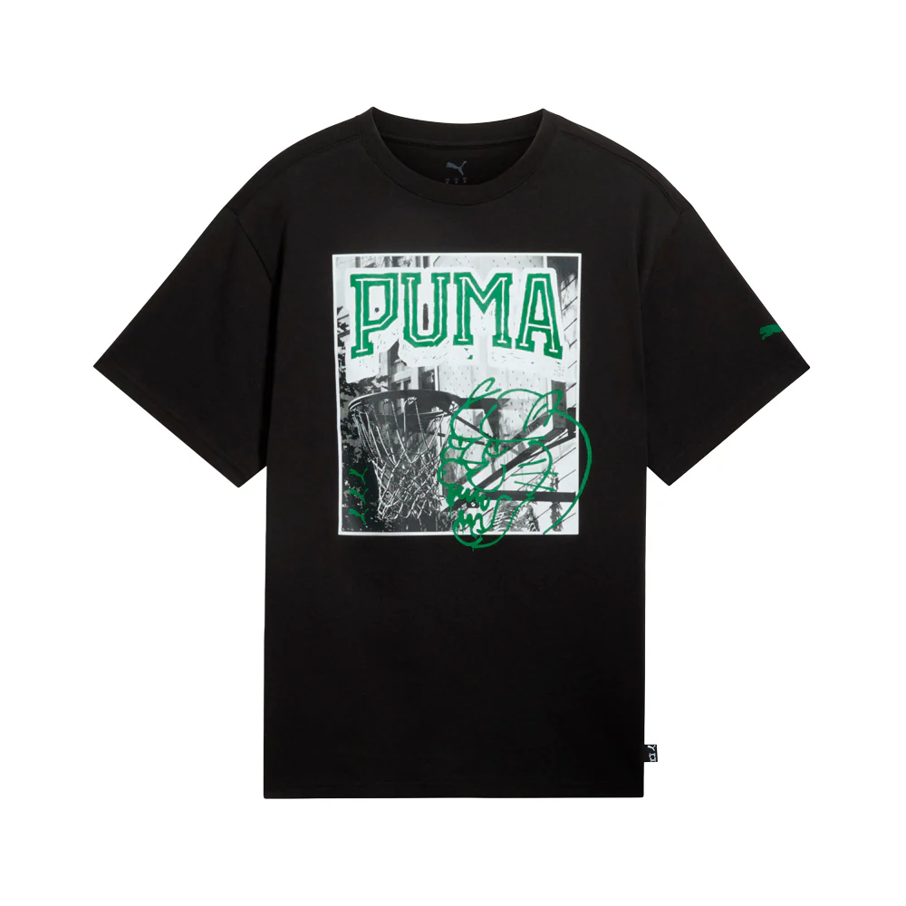 PUMA HOOPS X ENERGY Crew Neck Short Sleeve T-Shirt