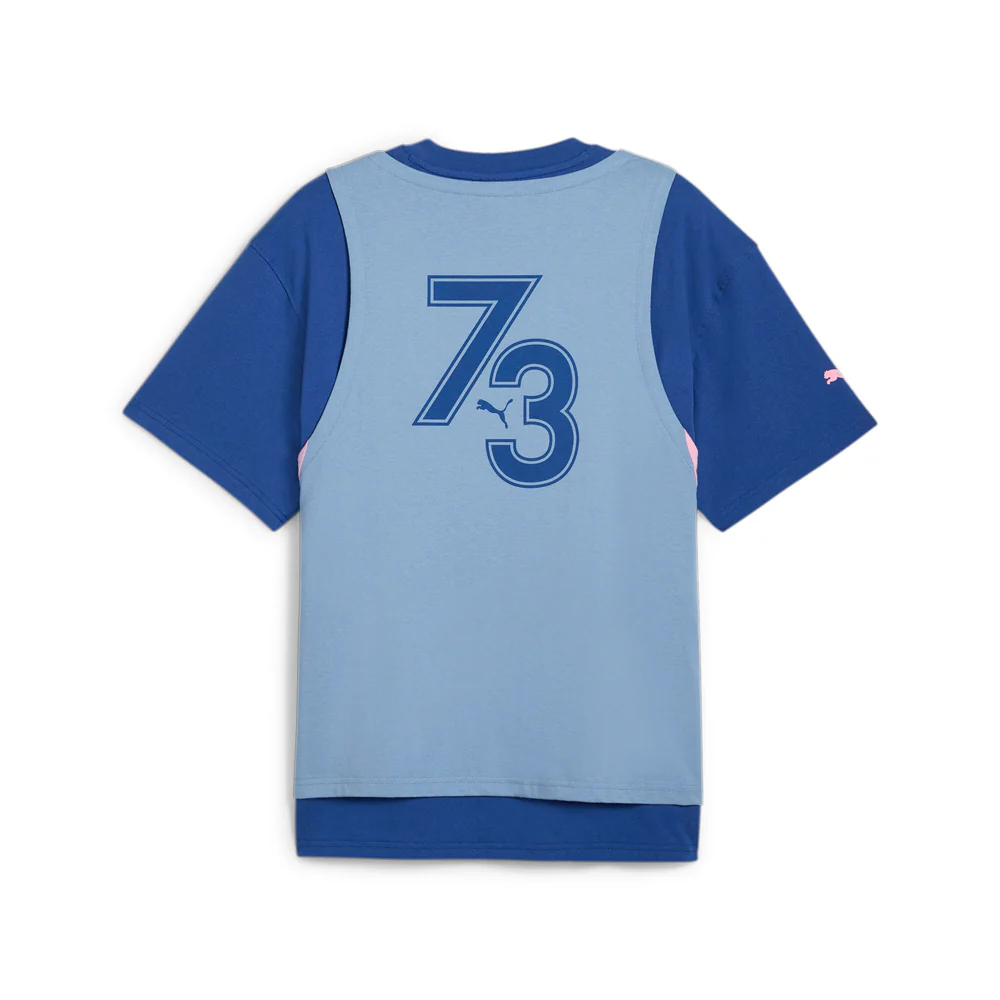 PUMA X KIDSUPER Hoops Logo Crew Neck Short Sleeve T-Shirt - Image 2
