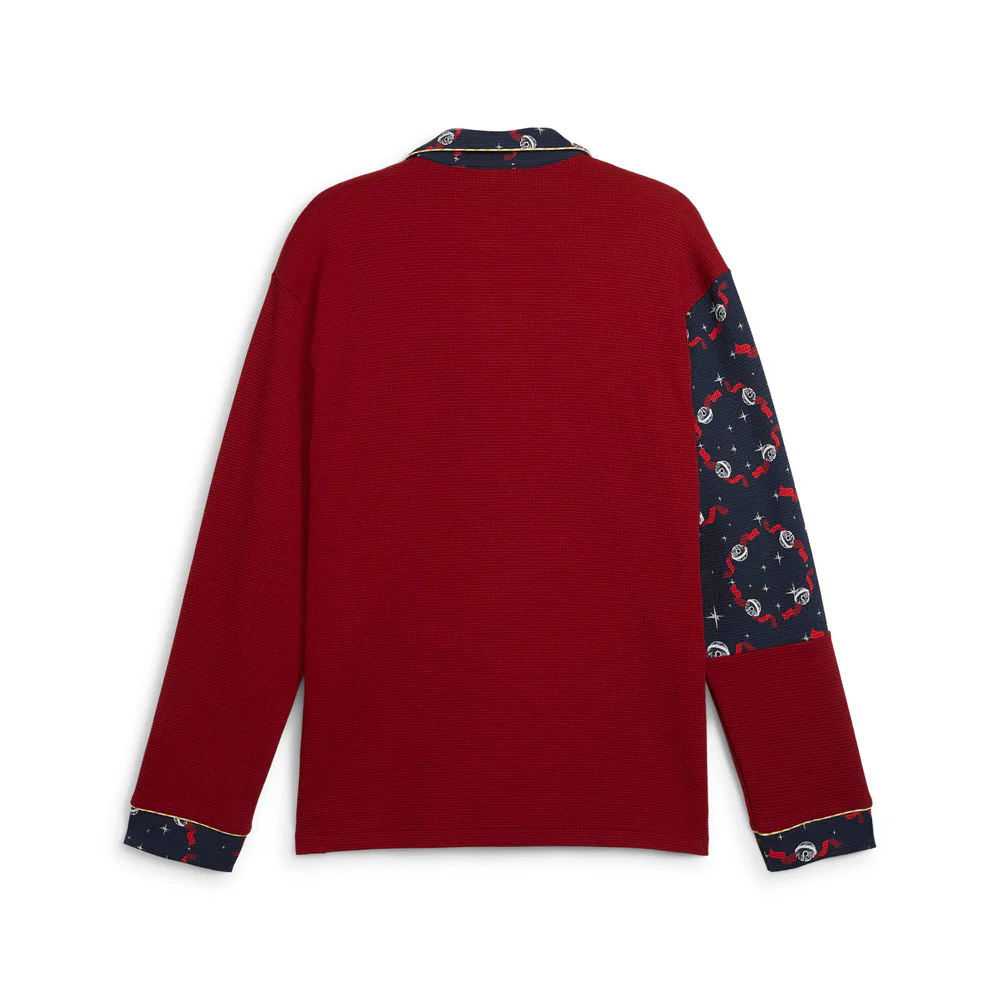 PUMA HOOPS X POLAR EXPRESS Pajama Button Up Shirt - Image 2