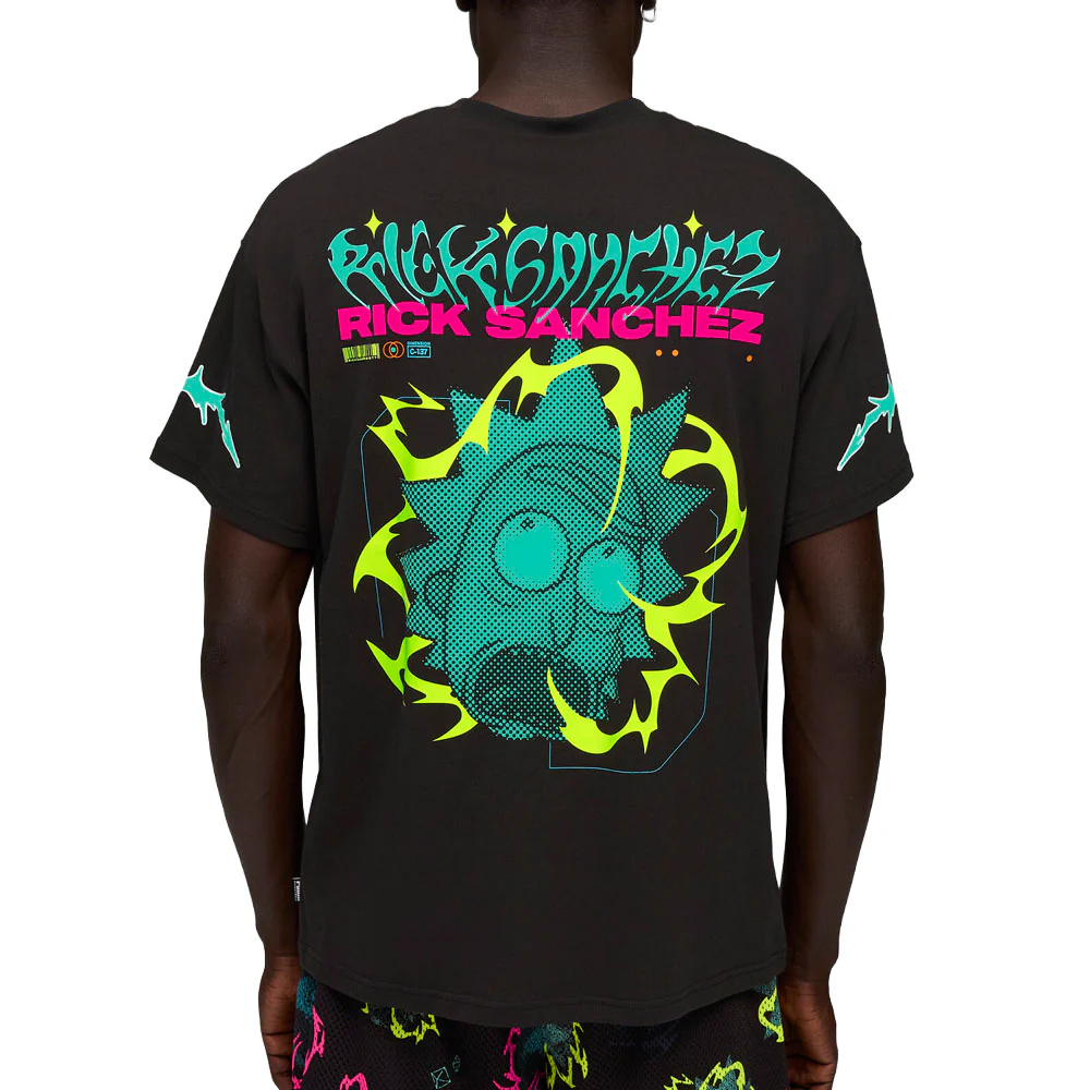 PUMA HOOPS X RICK AND MORTY Crew Neck Short Sleeve T-Shirt - Image 4