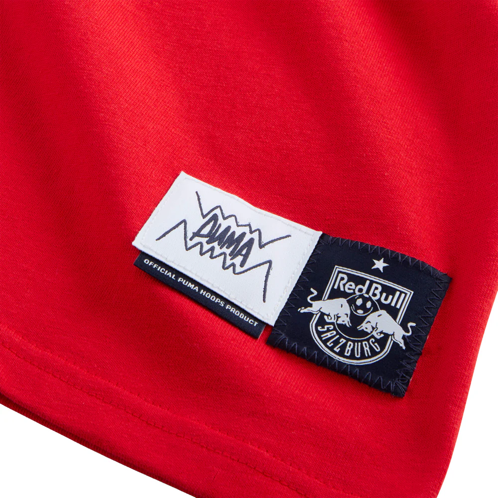 PUMA HOOPS X FC RED BULL SALZBURG Crew Neck Short Sleeve T-Shirt - Image 4