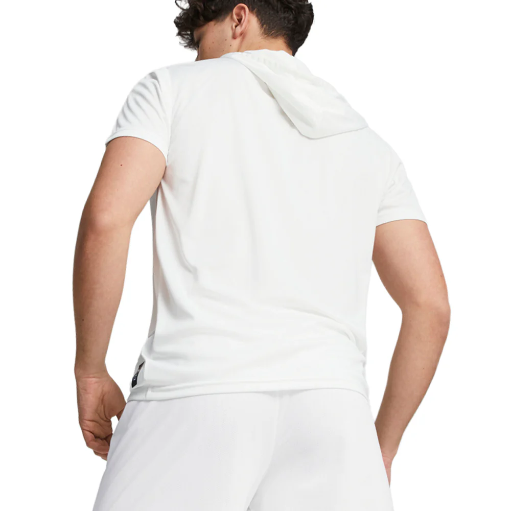 PUMA HOOPS X TEAM SHOOTING Hooded Short Sleeve Pullover Shirt - Image 4
