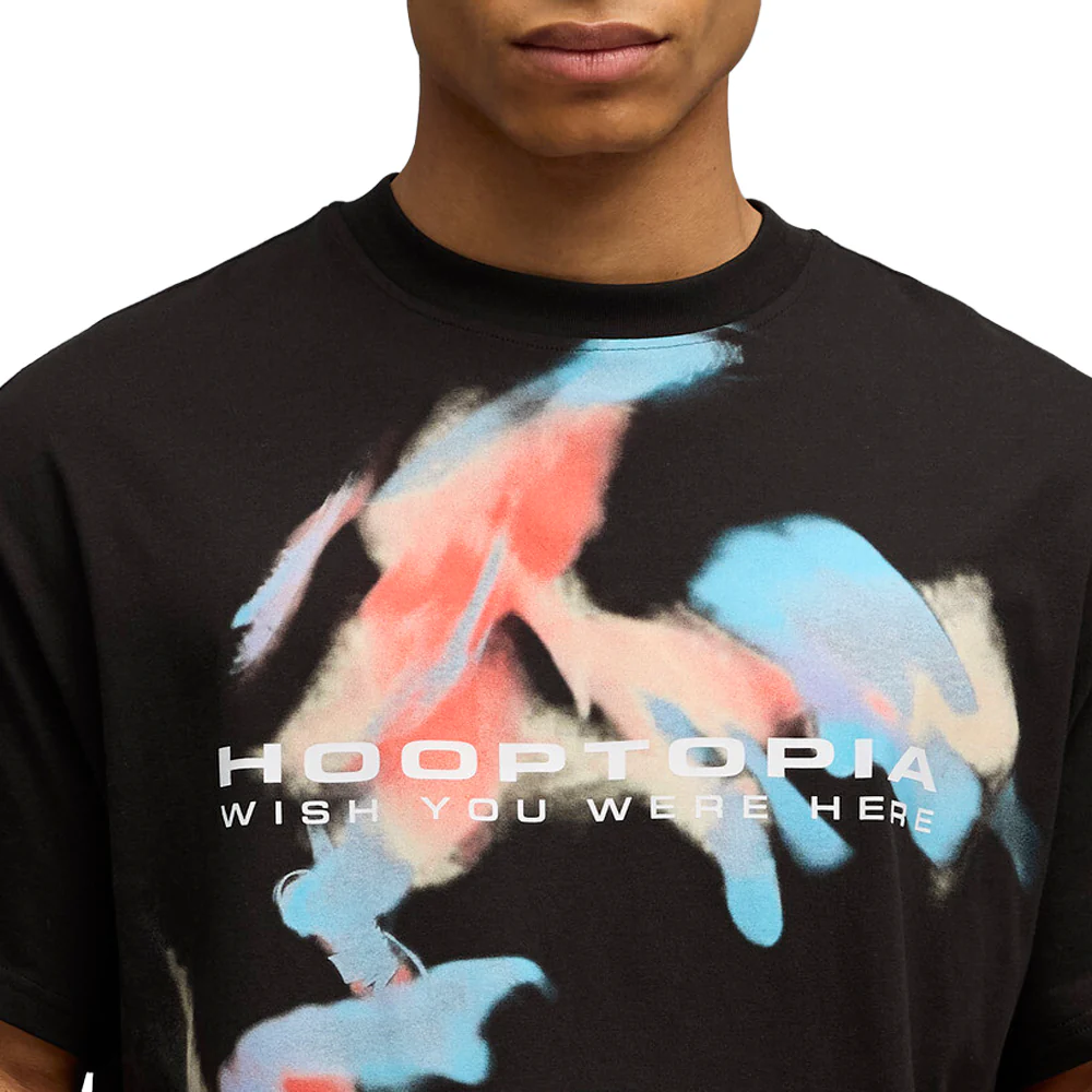 Hooptopia Graphic Crew Neck Short Sleeve Basketball T-Shirt - Image 3