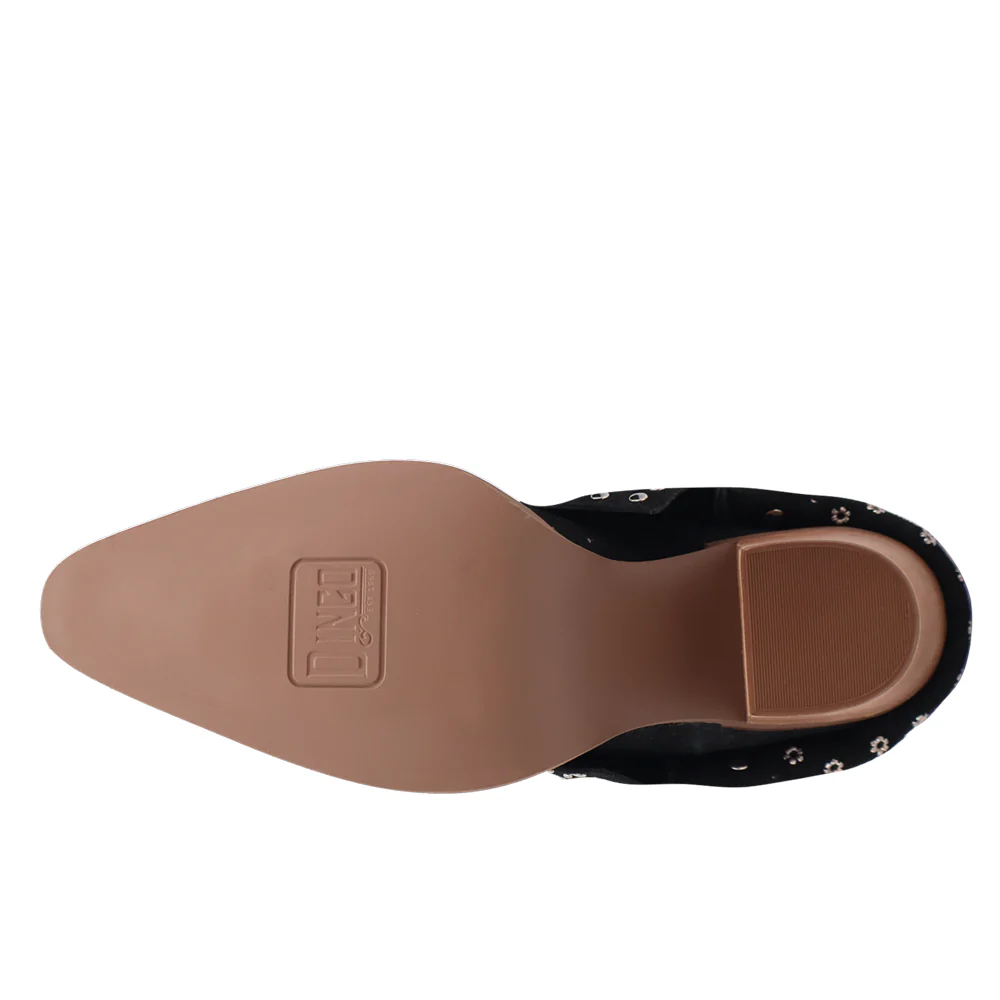 Howdy Honey Suede Leather Snip Toe Pull On Boots - Image 5