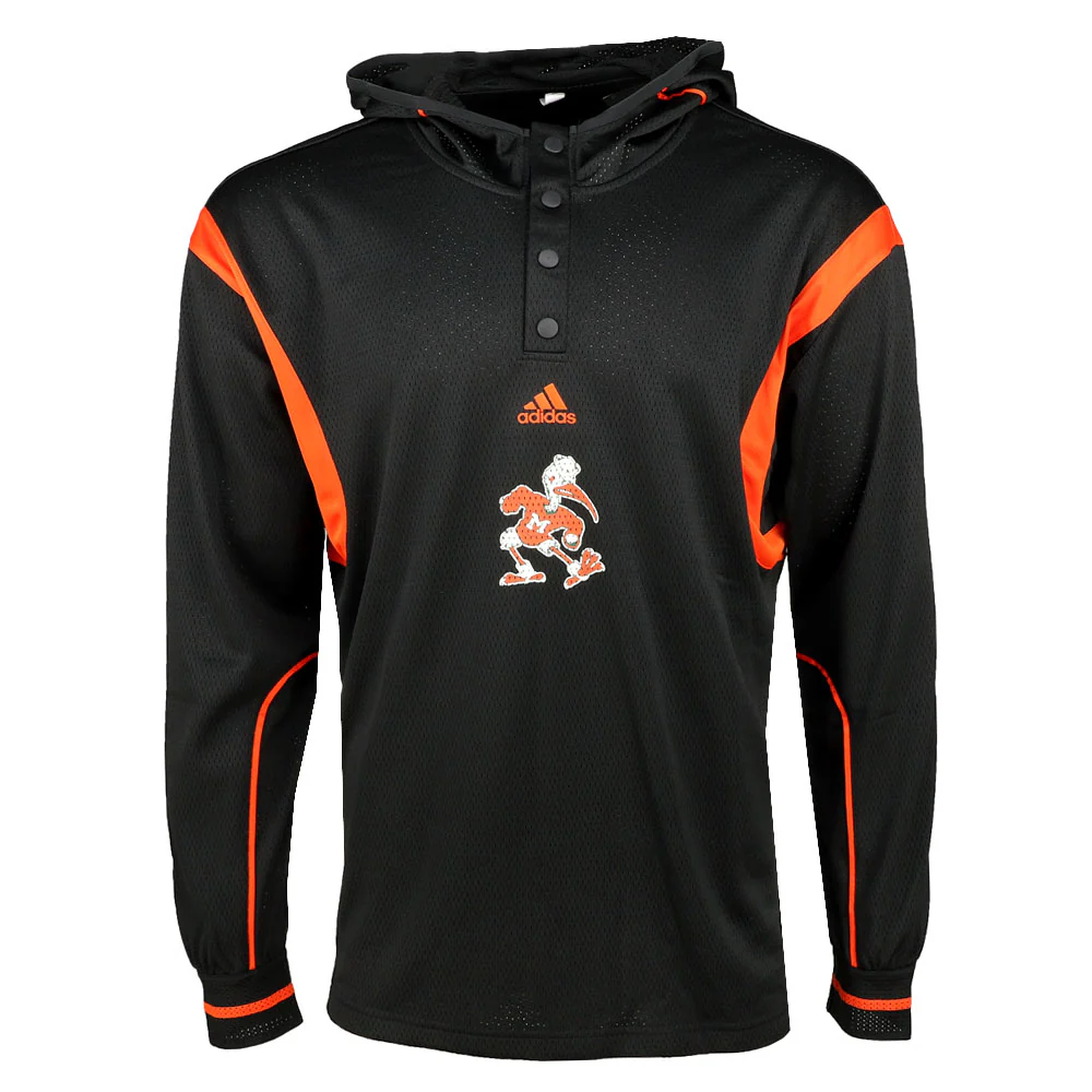 Miami Hurricanes Oversized Crew Neck Pullover Sweatshirt