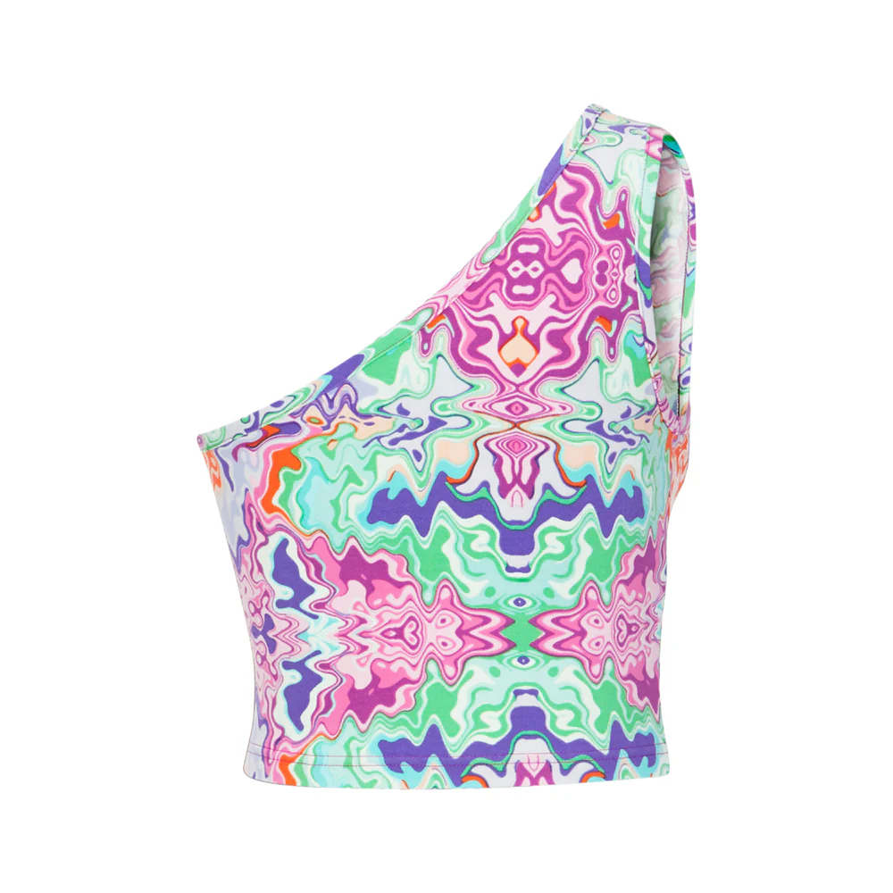 Hypnotize Asymmetrical Tank Top - Image 2