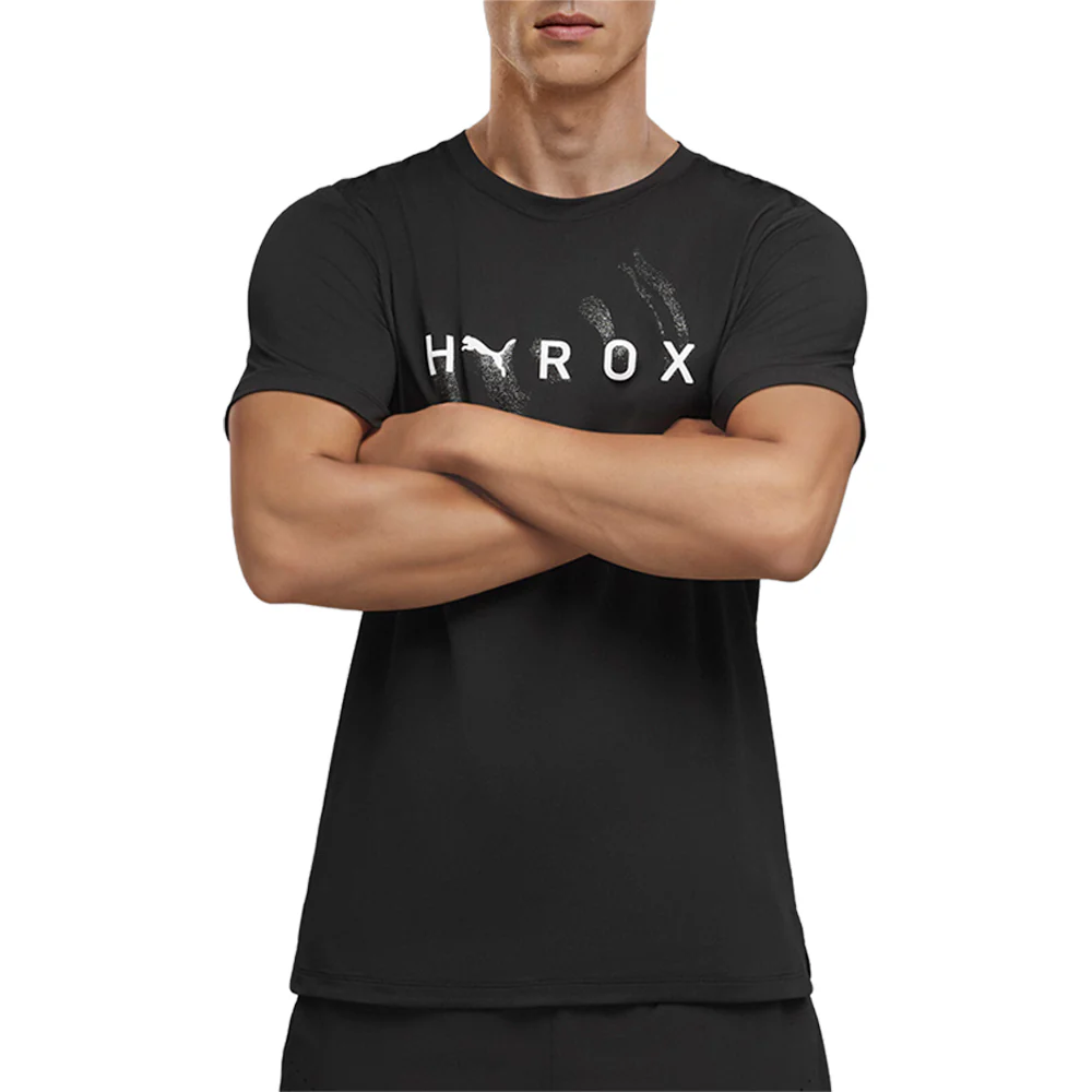 PUMA X HYROX Cloudspun Thermoadapt Crew Neck Short Sleeve Athletic T-Shirt - Image 3
