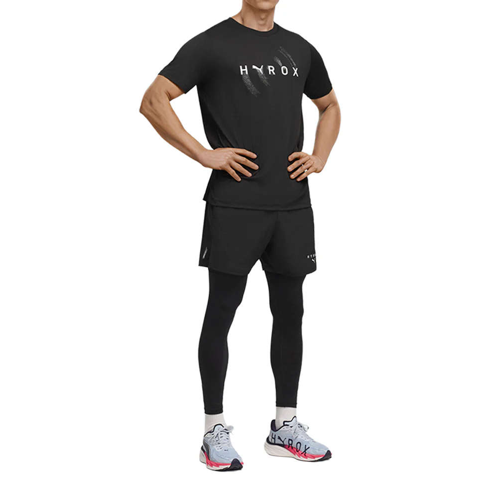 PUMA X HYROX Cloudspun Thermoadapt Crew Neck Short Sleeve Athletic T-Shirt - Image 5
