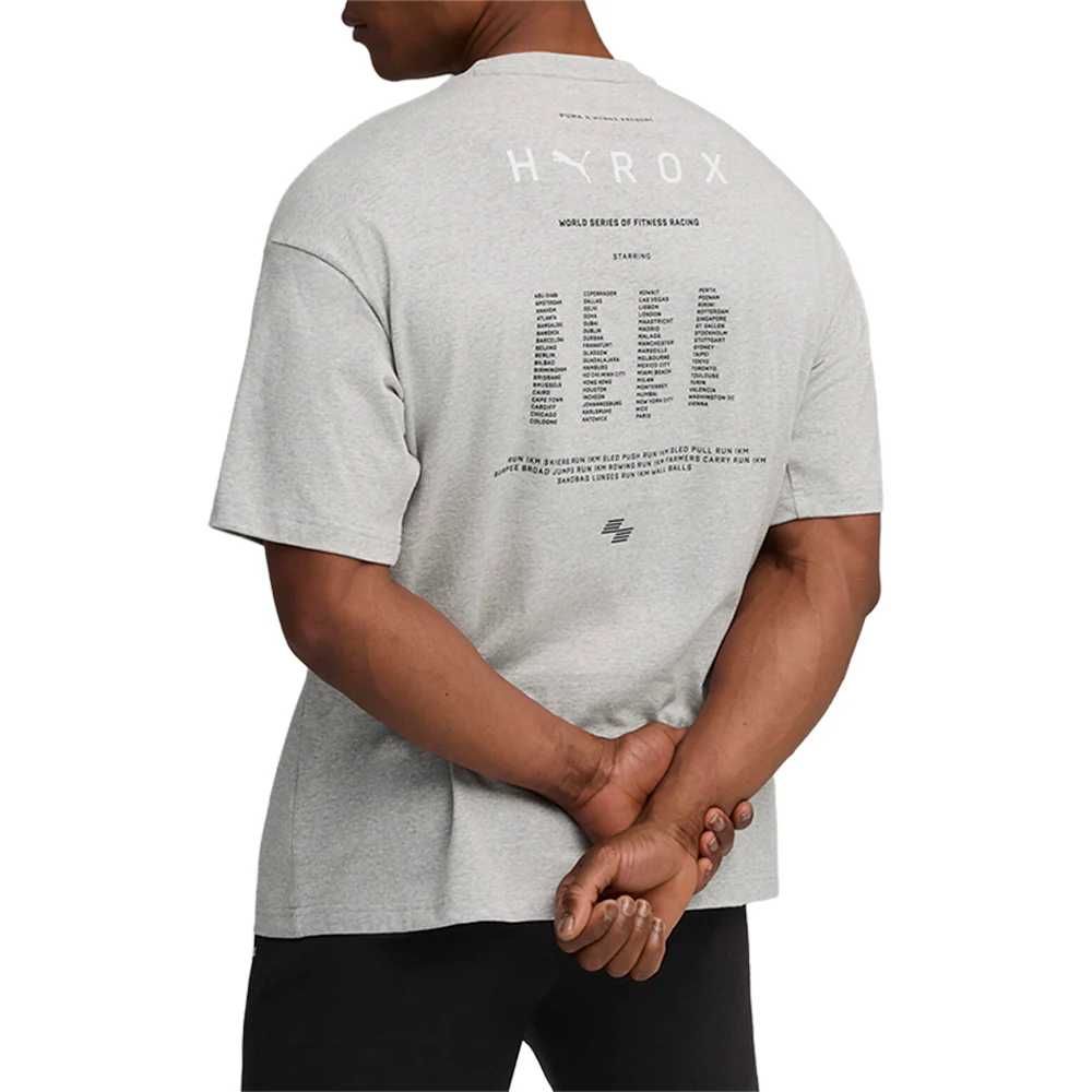 PUMA X HYROX Oversized Crew Neck Short Sleeve T-Shirt - Image 4