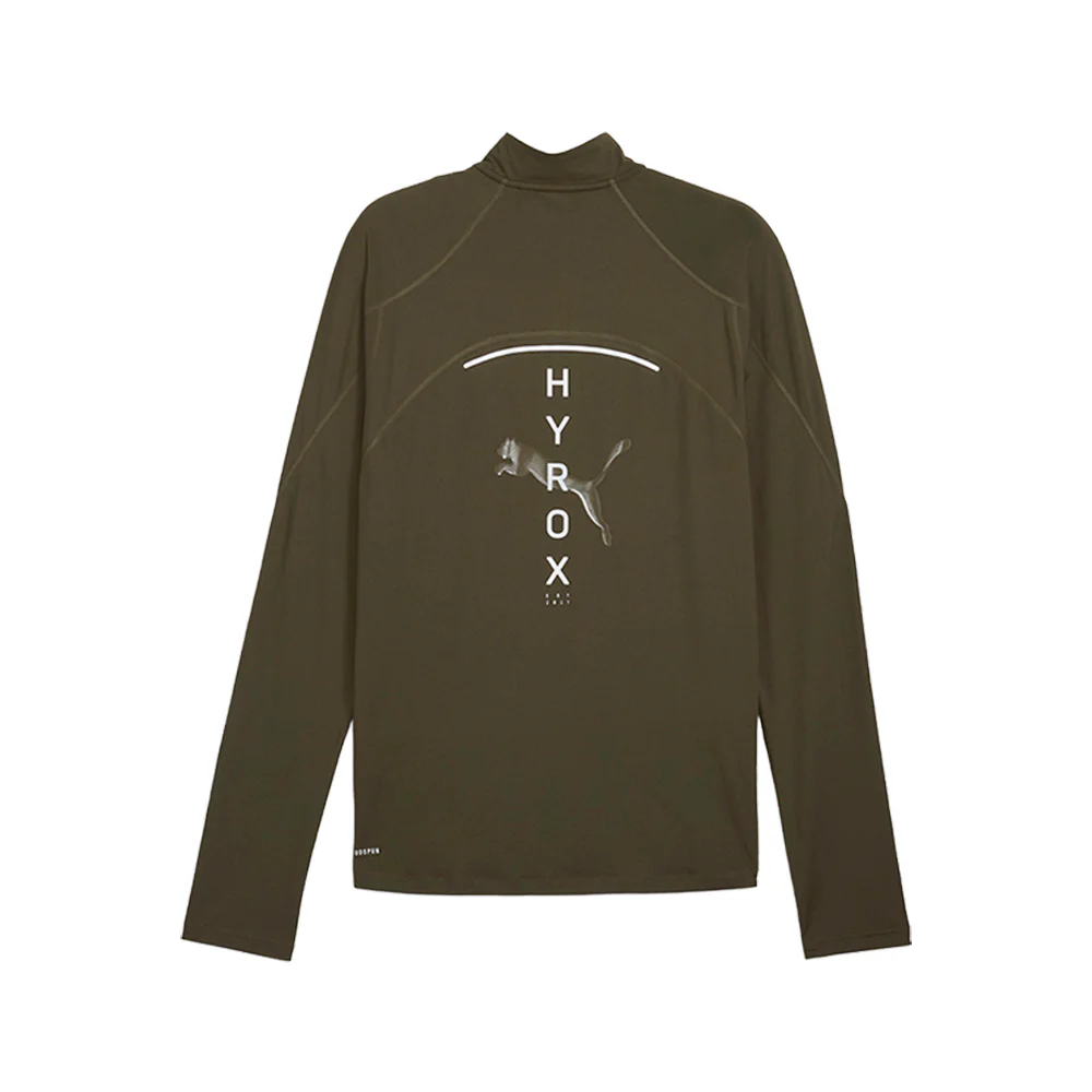 PUMA X HYROX Run Cloudspun Long Sleeve Quarter Zip Pullover - Image 2