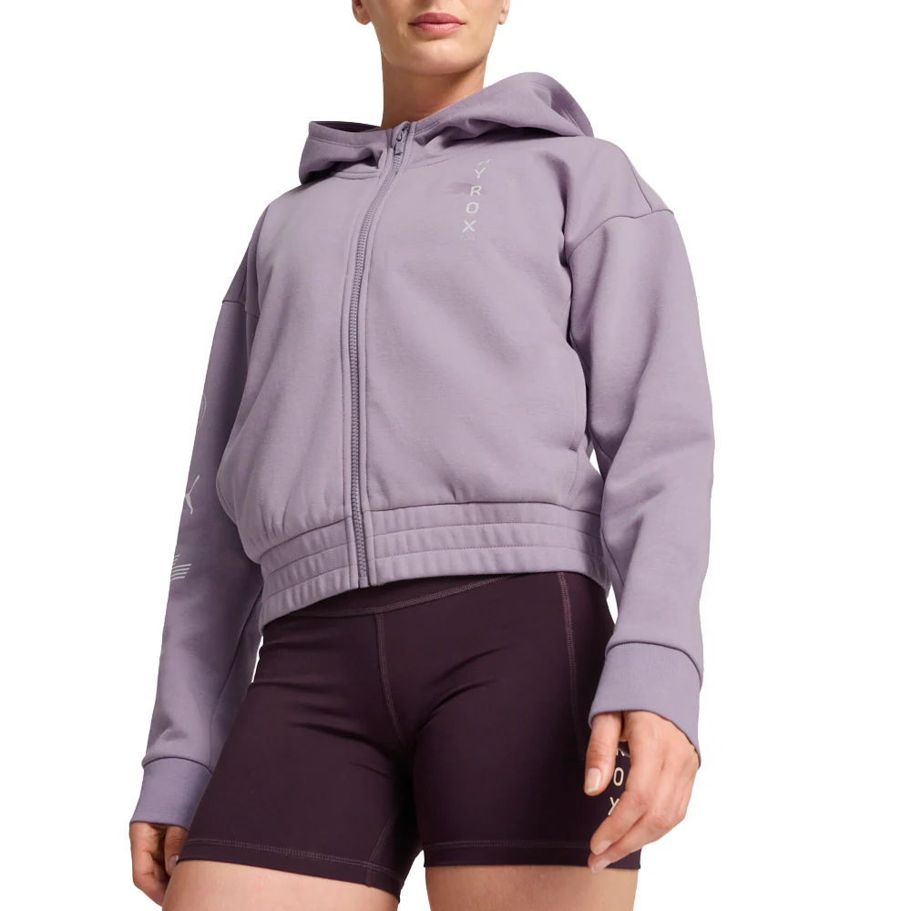 PUMA X HYROX Train Favorite Fleece Full Zip Hooded Jacket - Image 3
