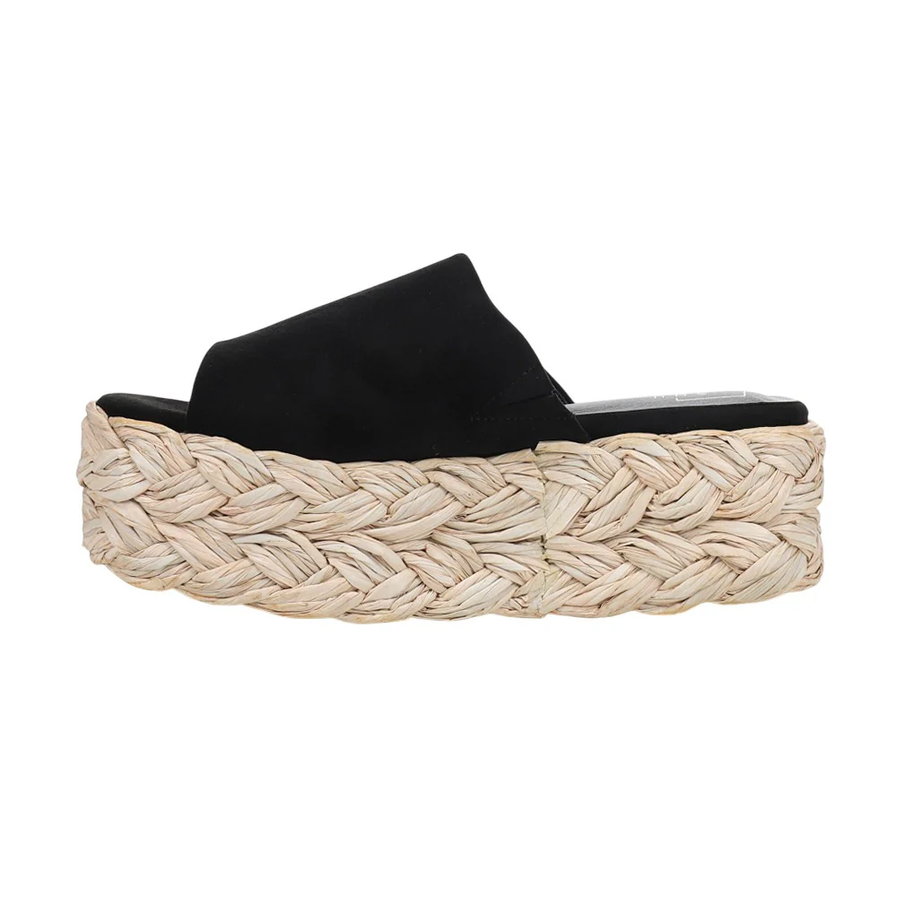 Ibiza Espadrille Platform Slide Sandals - Image 3