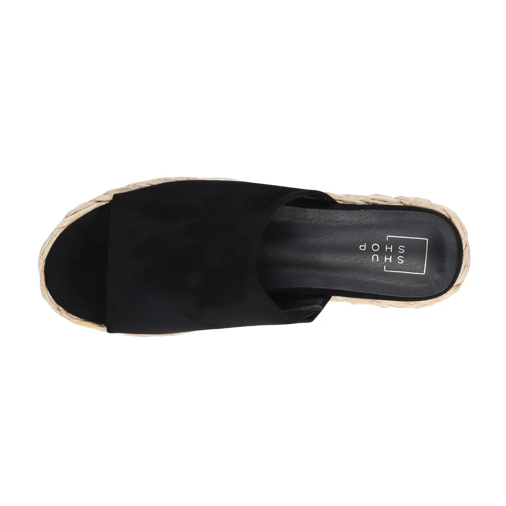 Ibiza Espadrille Platform Slide Sandals - Image 4