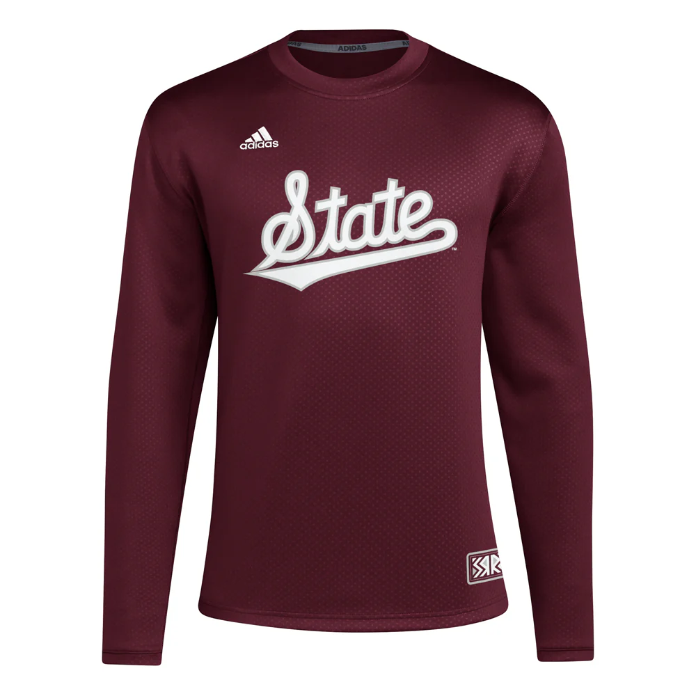 Mississippi State Bulldogs Icon Crew Neck Pullover Sweatshirt