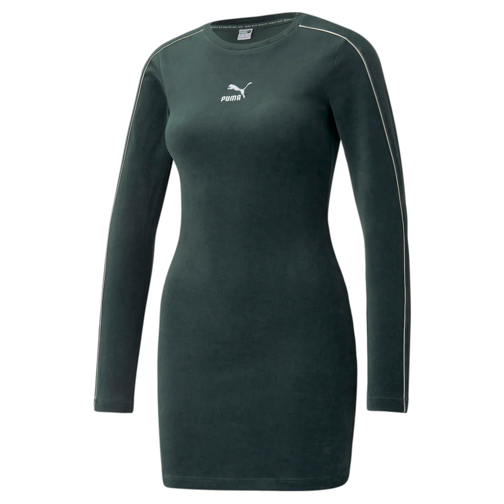 Iconic T7 Fitted Long Sleeve T-Shirt Dress - Image 3