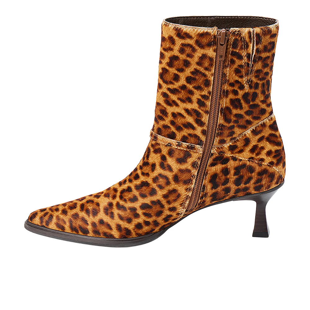 Ilana Pointed Toe Zippered Booties - Image 3
