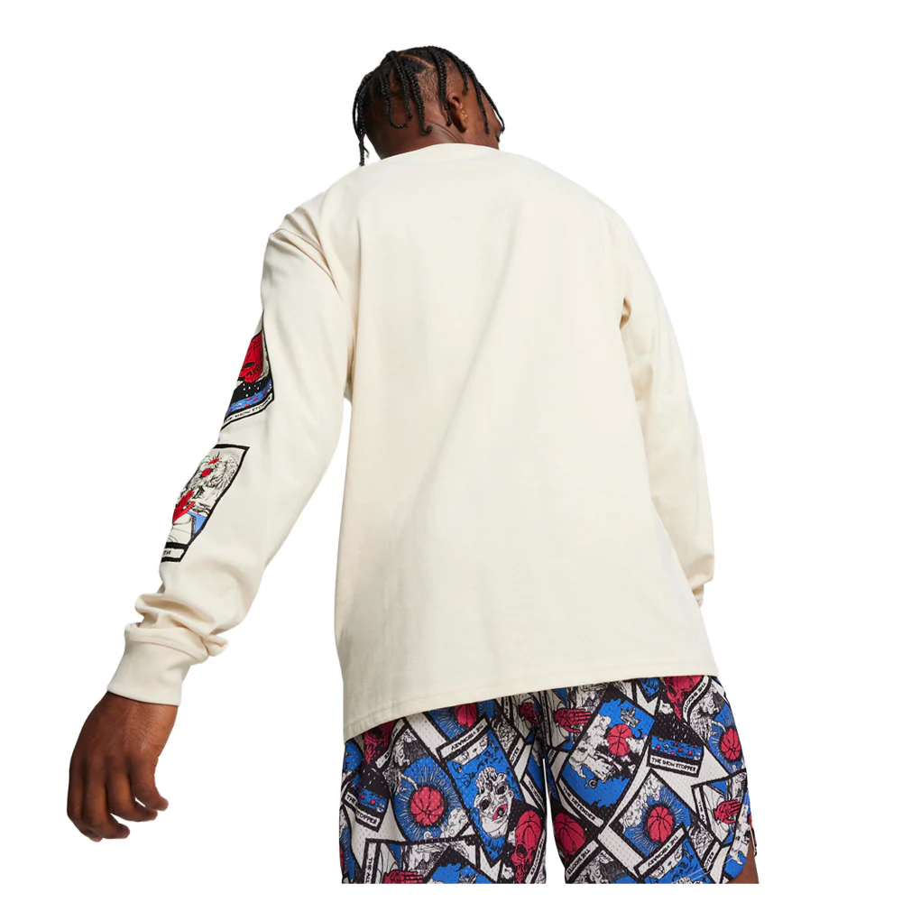 In Your Cards Crew Neck Long Sleeve Pullover Shirt - Image 4