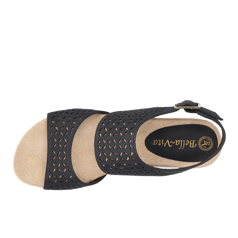 Inaya Cut Out Wedge Sandals - Image 4