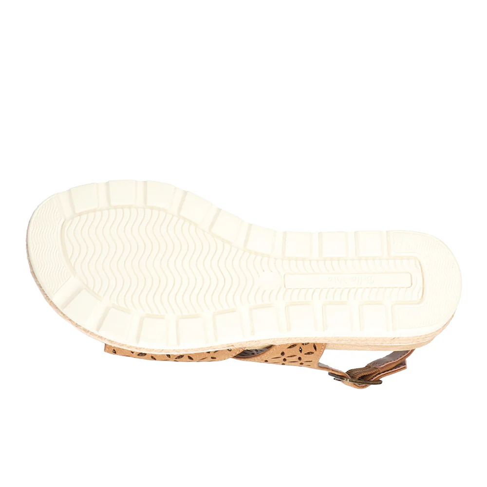 Inaya Cut Out Wedge Sandals - Image 5