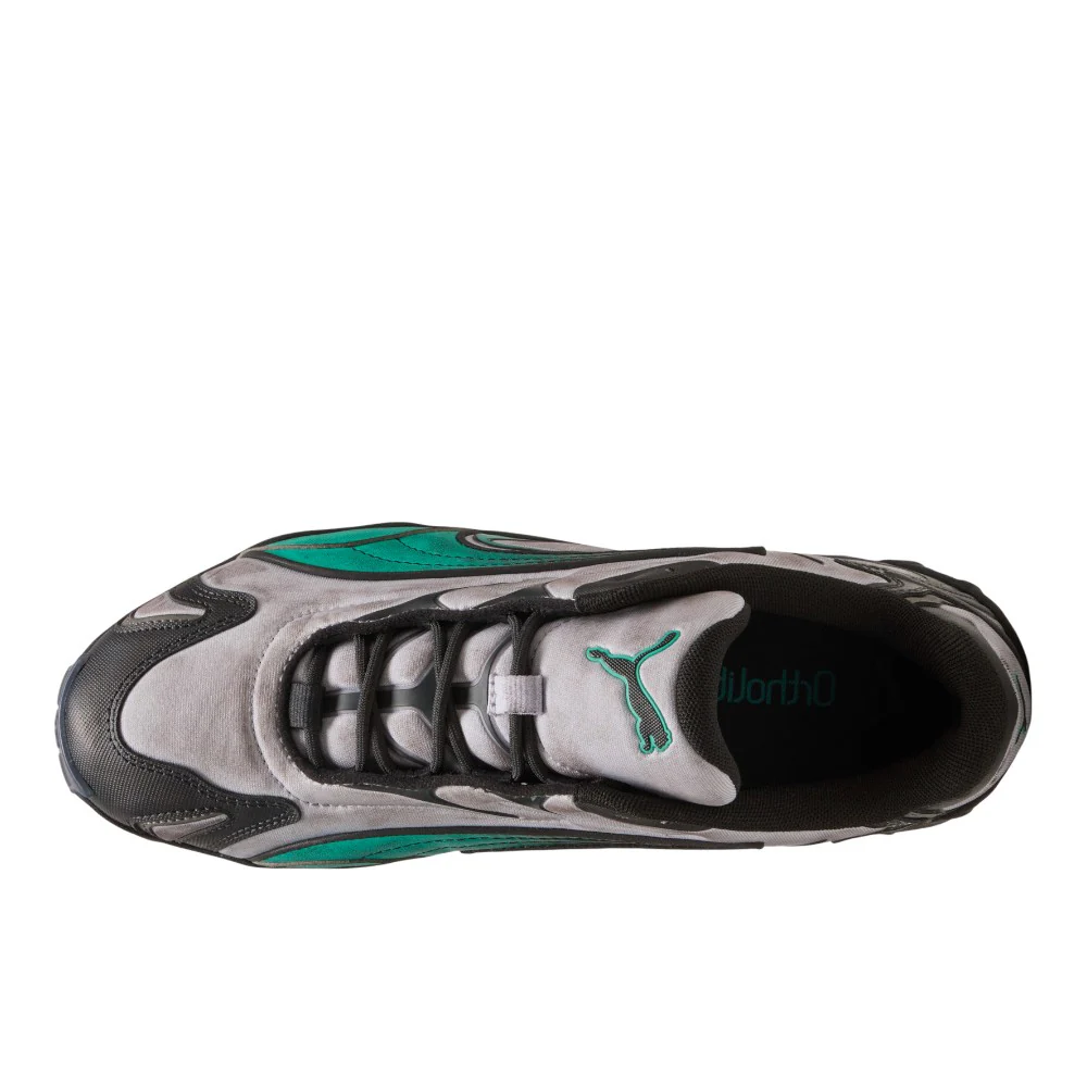 Inhale Distressed Lace Up Sneakers - Image 4