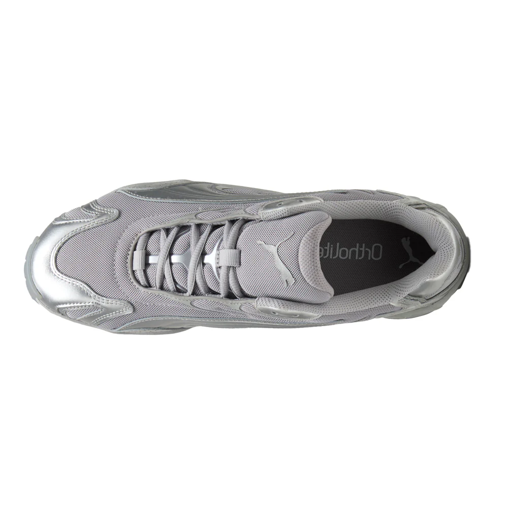 Inhale Metallic Lace Up Sneakers - Image 4